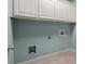 Convenient laundry room with ample storage space and utility connections at 7940 Gable Dr, Douglasville, GA 30135