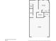 Basement floor plan showing garage, bedroom, bathroom and storage layout at 1030 Burnside Nw Pl, Atlanta, GA 30318