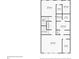 Second floor plan showing bedrooms, bathrooms, closets and laundry room layout at 1030 Burnside Nw Pl, Atlanta, GA 30318