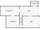 Basement floor plan featuring finished and unfinished basement spaces, and the garage at 3845 Pilgrim Mill Rd, Cumming, GA 30041