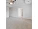 Bright main bedroom features a tray ceiling and access to an ensuite bathroom and walk-in closet at 294 Ralph Still Rd, Dacula, GA 30019