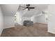 Bonus room with vaulted ceiling, carpet, and seating at 3723 Silvery Way, Powder Springs, GA 30127