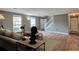 Inviting living room featuring new floors, neutral walls and bright natural light at 1282 Berryhill Dr, Lithonia, GA 30058
