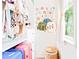 Organized walk-in closet with vibrant decor, showcasing ample storage and a bright window, perfect for a room at 1996 Cobblestone Ne Cir, Atlanta, GA 30319