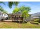 View of the backyard featuring a wood deck area at 2486 Memorial Se Dr, Atlanta, GA 30317