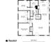 Detailed floor plan showcasing layout of bedrooms, bathrooms, kitchen, dining area, and living room at 2486 Memorial Se Dr, Atlanta, GA 30317