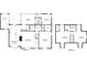 Detailed floor plan showcasing the layout of the home with dimensions for each room and storage spaces at 209 Hearthstone Reach, Peachtree City, GA 30269