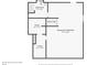 Basement floor plan with bathroom, closets, and spacious finished area, perfect for additional living space at 5421 Brownlee Rd, Stone Mountain, GA 30087