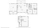 Detailed floor plan showcasing the layout of both the main and basement levels of the home at 5421 Brownlee Rd, Stone Mountain, GA 30087