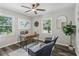 Cozy office space with natural light and hardwood floors at 5421 Brownlee Rd, Stone Mountain, GA 30087