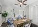 Cozy office with natural light and hardwood floors at 5421 Brownlee Rd, Stone Mountain, GA 30087