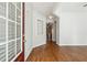 Bright foyer showcases hardwood floors and access to a naturally lit living space at 1363 Penhurst Dr, Lawrenceville, GA 30043