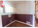 Utility room includes cabinets, washer and dryer hookups and wood plank flooring at 1443 Snapfinger Rd, Decatur, GA 30032