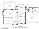 Detailed floor plan view showing the kitchen, living room, dining room, and garage layout at 2350 Twelvestones Dr, Roswell, GA 30076
