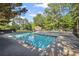 A well-maintained community pool on a sunny day, ready for residents to enjoy swimming and outdoor fun at 2350 Twelvestones Dr, Roswell, GA 30076