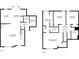 Floor plan featuring kitchen, living room, bedrooms and bathrooms in a two-story layout at 26 Springbottom Dr, Lawrenceville, GA 30046