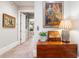Hallway showcasing decorative art and detailed woodworking at 122 Old Ivy Ne Rd # 17, Atlanta, GA 30342