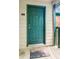 A warm welcome awaits at the inviting front door with the unit number and a 'Welcome Friends' mat at 721 Beaufort Cir, Duluth, GA 30096