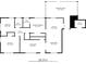 Detailed floor plan showcasing the layout of the bedrooms, bathrooms, kitchen, and living areas at 561 Sybil Se Ln, Marietta, GA 30067