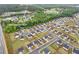 Aerial view highlighting a well-maintained residential neighborhood near Bay Creek Park and community amenities at 3825 Sycamore Hill Dr, Loganville, GA 30052