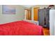 Relaxing bedroom with hardwood floors, neutral tones, and closet at 7783 Cantrell Rd, Douglasville, GA 30135
