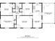 Detailed floor plan reveals layout of rooms and square footage of home at 7783 Cantrell Rd, Douglasville, GA 30135