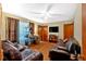 Inviting living room features hardwood floors and plenty of natural light at 7783 Cantrell Rd, Douglasville, GA 30135