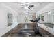 Exercise room with two ceiling fans and a treadmill at 13 Cottage Nw Walk, Cartersville, GA 30121