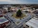 Downtown aerial view featuring a town square at 165 Craines Vw, Covington, GA 30014
