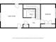 Floor plan featuring two bedrooms, a bathroom, a Gathering room, and a hall at 714 Chipping Sparrow St, Canton, GA 30115