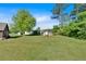 The home is surrounded by greenery and provides plenty of open space and privacy at 3049 Highway 411 Ne, White, GA 30184