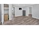 This bedroom offers wood floors and includes two built-in cabinets and three entryways at 3049 Highway 411 Ne, White, GA 30184