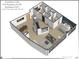 3D floor plan showcasing the layout of the residence #431 at Peachtree Lofts at 878 Peachtree Ne St # 431, Atlanta, GA 30309