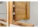Modern kitchen cabinets with custom wood shelving and built in LED lighting at 878 Peachtree Ne St # 431, Atlanta, GA 30309