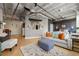 Loft with open living space, bedroom, and dining area featuring an exposed ceiling at 878 Peachtree Ne St # 431, Atlanta, GA 30309