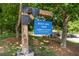 Rock Mill Park sign with Greenway Access in Alpharetta near the community at 210 Wentworth Ter, Alpharetta, GA 30022