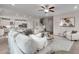 Cozy living room area with modern furniture, bright decor, and an open floor plan at 3198 Shirecrest Ln, Dacula, GA 30019