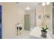Well-lit bathroom with a shower/tub, single vanity, and bright paint at 3235 Munsey Ct, Cumming, GA 30041