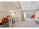Bright bedroom features a desk, window seat, and vaulted ceiling at 3235 Munsey Ct, Cumming, GA 30041