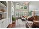 Bright living room with high ceilings, large windows, and stylish furniture at 3235 Munsey Ct, Cumming, GA 30041