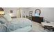 Spacious main bedroom featuring a comfy bed, TV, and a cozy seating area at 3235 Munsey Ct, Cumming, GA 30041