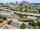 An elevated real estate view overlooking a highway and Atlanta's city skyline at 472 Martin Se St # 10, Atlanta, GA 30312