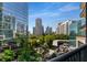 Enjoy breathtaking city views from this unit's private balcony, perfect for morning coffee at 1080 Peachtree Ne St # 608, Atlanta, GA 30309
