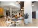 Well-lit lounge features a pool table, varied seating areas, and contemporary design elements at 1080 Peachtree Ne St # 608, Atlanta, GA 30309