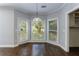 Cozy breakfast nook with natural light and backyard access, perfect for morning coffee at 2687 Mountain Oaks Ct, Powder Springs, GA 30127