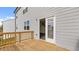 View from the back deck, looking towards the sliding glass door at 1316 Village Brook Drive, Dacula, GA 30019