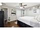 Bright bedroom offers hardwood floors, natural lighting, and ample storage at 4125 Hickory Dr, Powder Springs, GA 30127