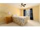 Bedroom with neutral carpet, bed, star themed wall, and window at 5215 Tealing Ne Dr, Roswell, GA 30075