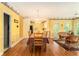 Open-concept dining area with lots of space, and a dining table at 5215 Tealing Ne Dr, Roswell, GA 30075