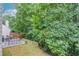 Secluded backyard with patio, lawn, and mature trees providing shade and privacy at 2725 Sedgeview Way, Buford, GA 30519